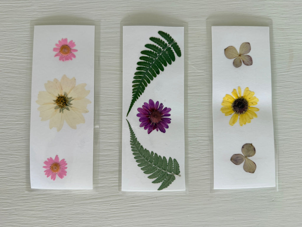 Handmade Pressed Flower Bookmarks