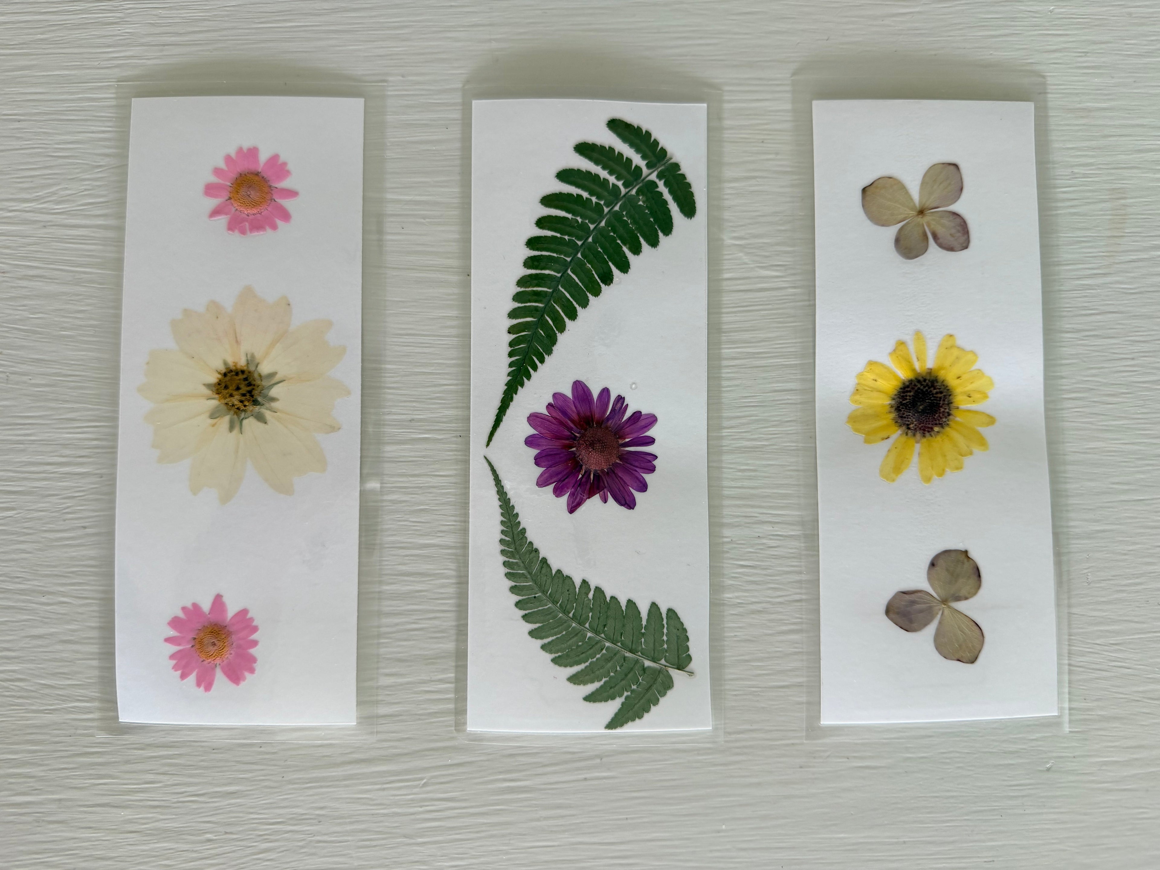 Handmade Pressed Flower Bookmarks