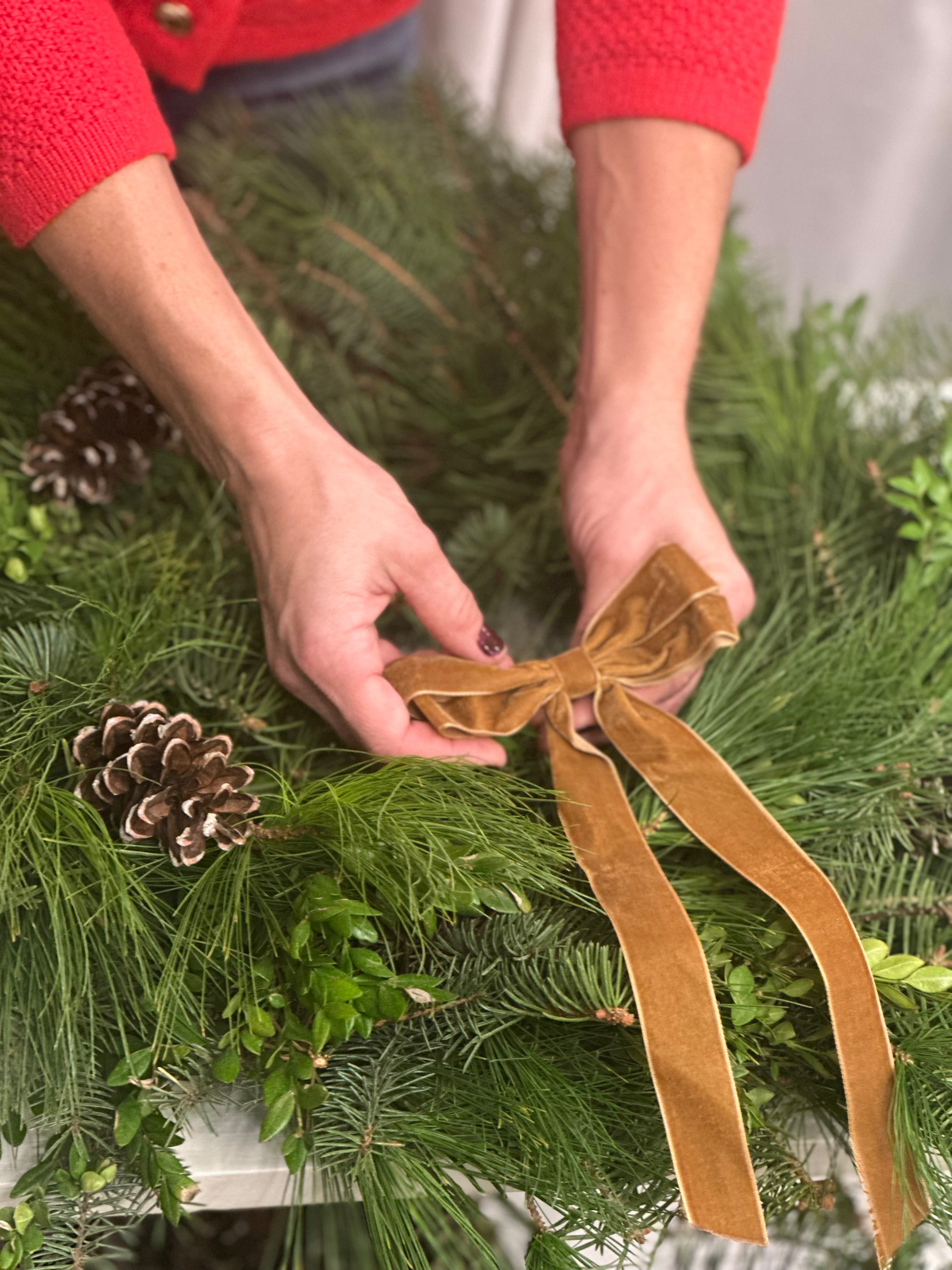 Christmas Wreath Workshop - December 3 at 6:00 p.m.