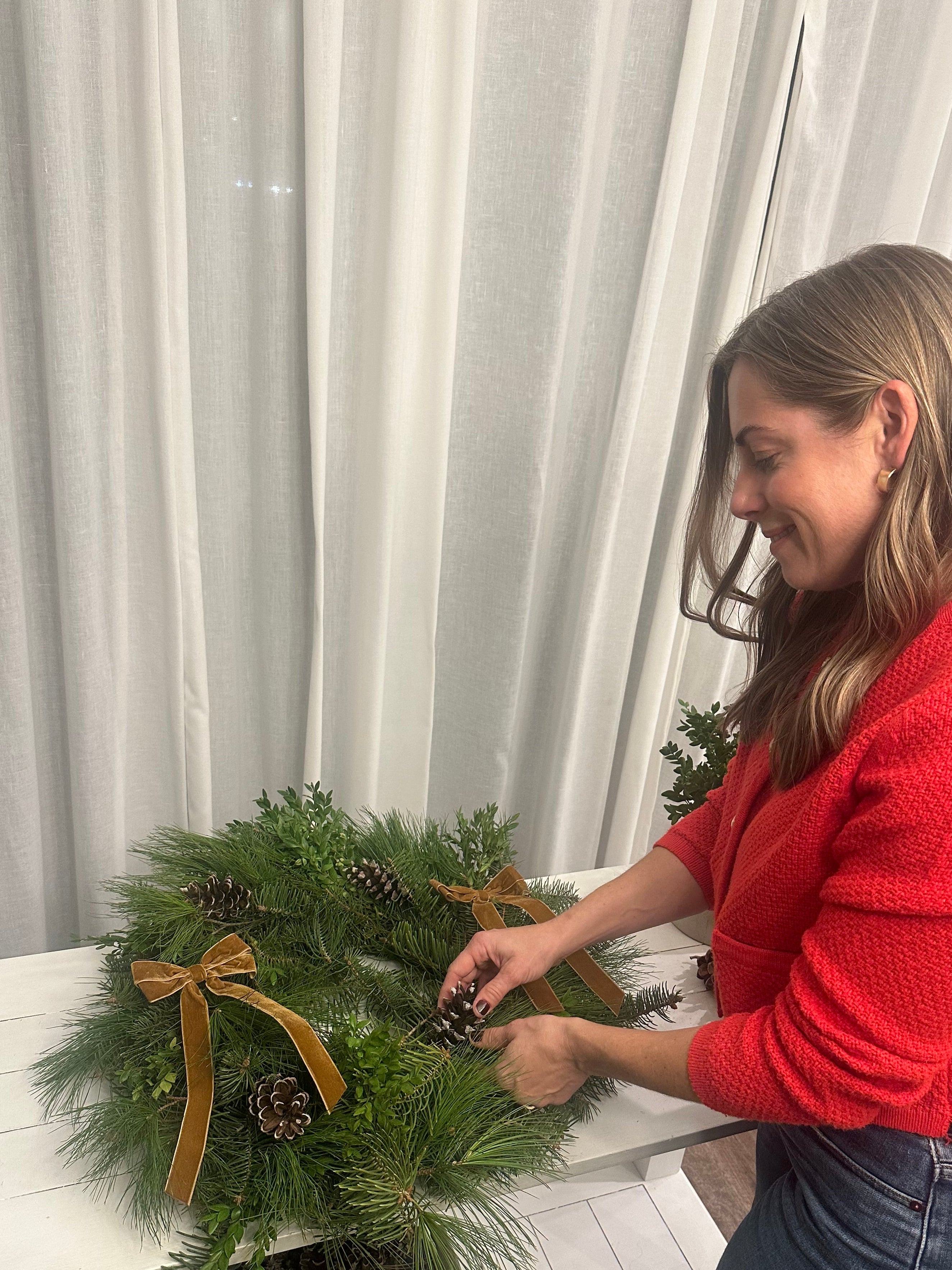 Christmas Wreath Workshop - December 3 at 6:00 p.m.